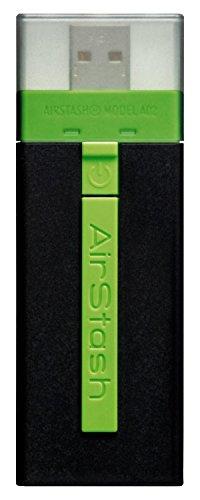 Maxell AirStash 16GB - Memoria USB de 16 GB, negro y verde