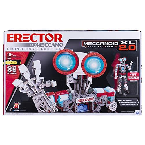 MECCANO Tech Meccanoid 2.0 XL - programmable Toys (Negro, Azul, Gris, Rojo, Color Blanco)