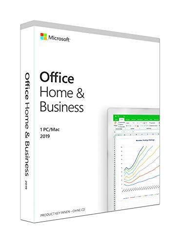 Microsoft Office 2019 Home & Business 1 licencia(s) Alemán - Suites de programas (1 licencia(s), Alemán, 4000 MB, 4096 MB, 1280 x 768 Pixeles)