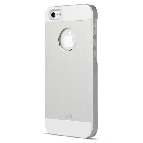 Moshi iGlaze Armour - Carcasa para Apple iPhone 5/5S, plata
