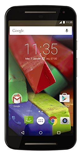 Motorola Moto G 4G V2 - Smartphone Libre Android (Pantalla 5", cámara 8 MP, 8 GB, Quad-Core 1.2 GHz, 1 GB RAM RAM), Negro (Importado)