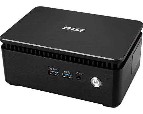 MSI Cubi 3 Silent S-031BEU - Ordenador de sobremesa Barebone (Intel Core i7-7500U, Intel HD Graphics, sin Sistema operativo) Negro