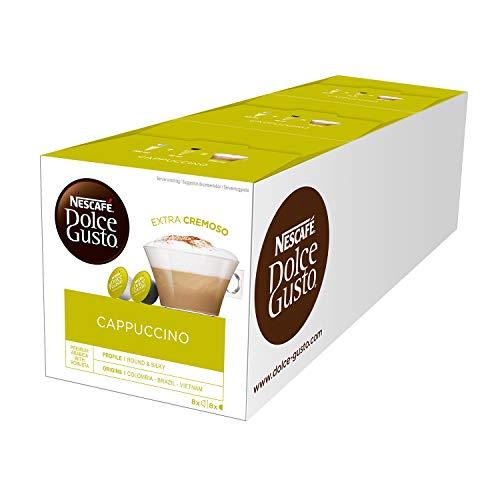 Nescafé Dolce Gusto, Cápsulas de café (Cappuccino) - 3 de 16 cápsulas (Total 48 cápsulas)