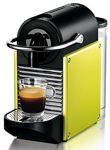 Nespresso Pixie Lime EN125L De'Longhi - Cafetera monodosis (19 bares, Apagado automático, Sistema calentamiento rápido), Color lima