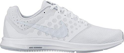 Nike Wmns Downshifter 7, Zapatillas de Running para Mujer, Blanco (Blanc/platine Pur), 40.5 EU