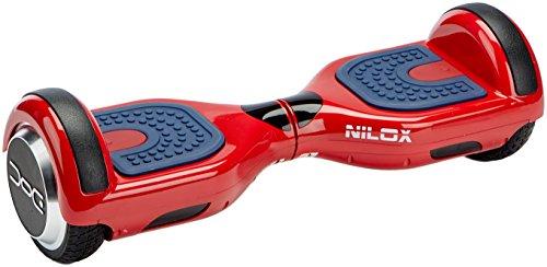 Nilox Hoverboard Doc Plus con Bluetooth y Certificación UL 2272, Unisex Adulto, Doc Plus Ul 2272, Rojo