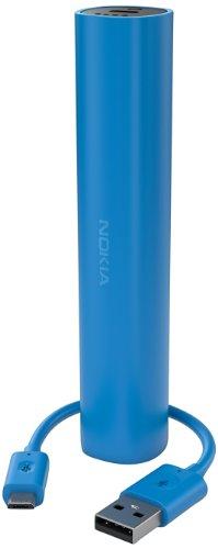 Nokia DC-16 - Batería externa para móvil (2200 mAh, Li-Ion, indicador LED), color azul
