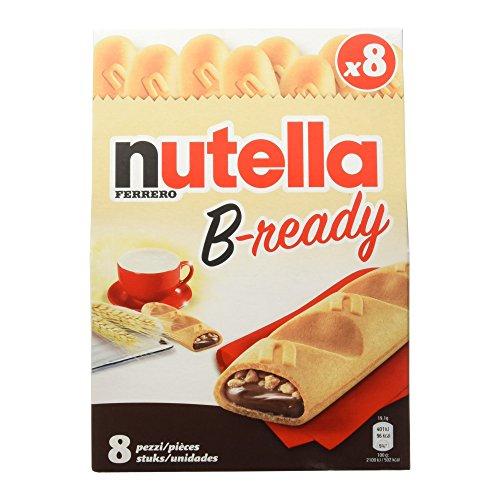 Nutella B-Ready - Mini Baguettes Rellenos con Nutella - 8 unidades