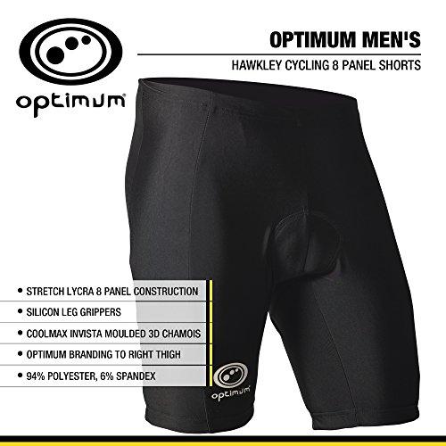 OPTIMUM - Pantalón Corto para Hombre, Color Negro