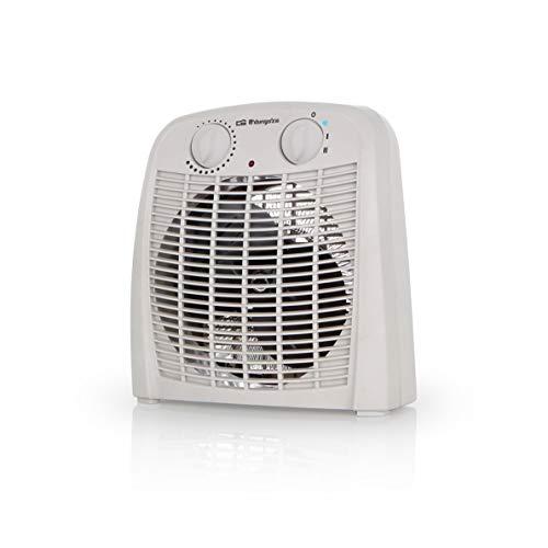 Orbegozo FH 7000 - Calefactor baño con 2 niveles de calor y modo ventilador de aire frío. 2000 W de potencia