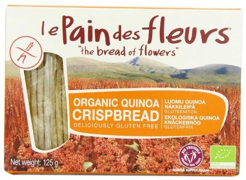 Le Pain Des Fleurs Organic Quinoa Crispbread 125 g (Pack of 6)