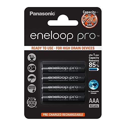 Panasonic Eneloop SY3052609 - Pack 4 Pilas Recargables, AAA