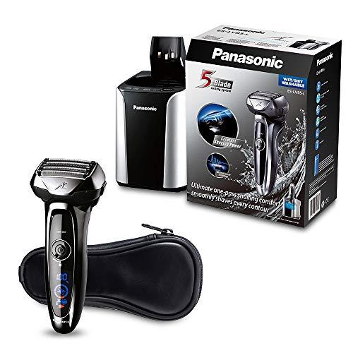 Panasonic ES-LV95 Máquina de afeitar de láminas Recortadora Negro - Afeitadora (Máquina de afeitar de láminas, Negro, LED, Batería, Ión de litio, 1 h)
