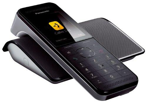 Panasonic KX-PRW120 - Teléfono Fijo Digital (inalámbrico, DECT), Negro (Importado) [versión importada]