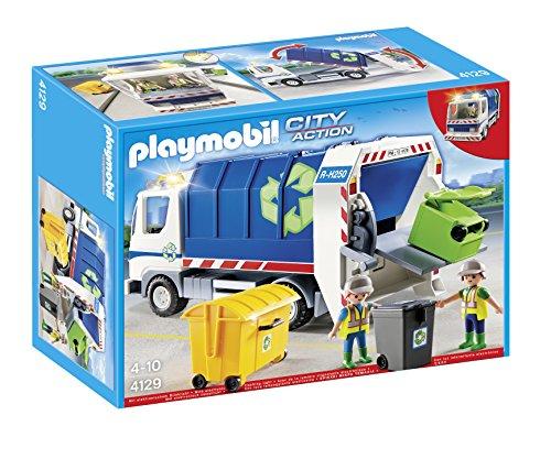 PLAYMOBIL - Camión de Reciclaje con Luces (4129)