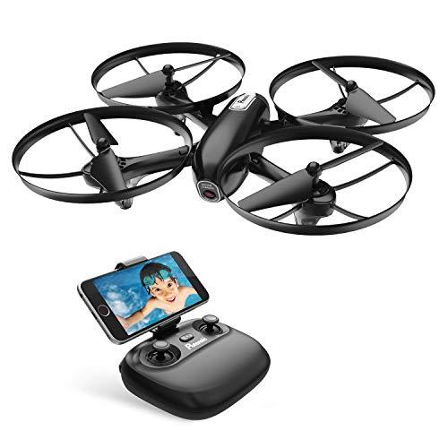 Potensic Drone con Cámara HD 720P, RC FPV Dron Cuadricóptero WiFi, Quadcopter con Camera y Vídeo en Tiempo Real, para Niños y Principantes, Mantenimiento de Altitud, Modo sin Cabeza, etc, U47 Mejorado