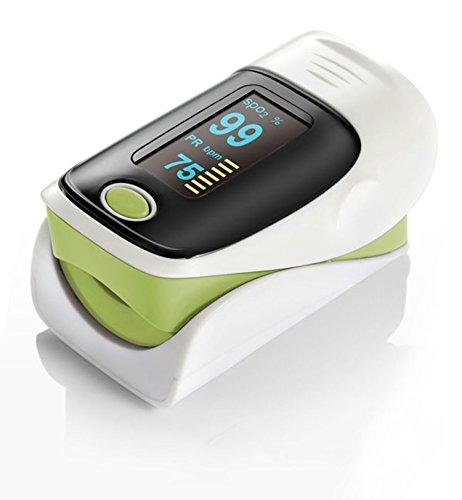 vitacarry PulsiOxímetro de Dedo y Monitor de frecuencia cardíaca - Mejor precisión - Buen diseño - Color : Verde