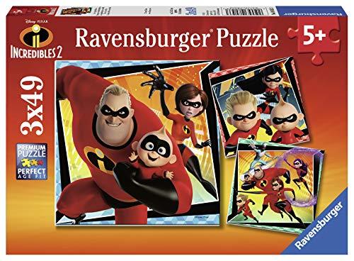 Ravensburger - Puzzle 3 x 49, Los increíbles 2 (08053)