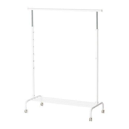IKEA RIGGA- Perchero de pie, (altura máx.) 175 cm x 111 cm x  51 cm, color blanco, 2