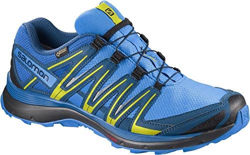 Salomon XA Lite GTX, Zapatillas de Trail Running para Hombre, Azul/Lima (Indigo Bunting/Snorkel Blue/Sulphur Spring), 42 2/3 EU