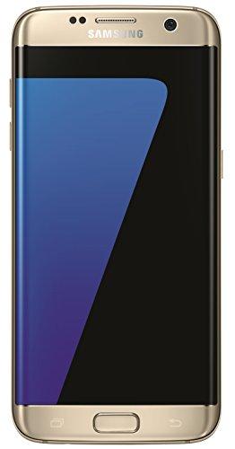 Samsung Galaxy S7 Edge, Smartphone Libre (5.5", 4GB RAM, 32GB, 12MP/Versión Alemana: No Incluye Samsung Pay ni Acceso a promociones Samsung Members), Color Oro
