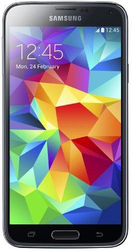 Samsung Galaxy S5 - Smartphone libre Android (pantalla 5.1", cámara 16 Mp, 16 GB, Quad-Core 2.5 GHz, 2 GB RAM), negro (versión europea)
