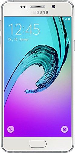 Samsung Galaxy A3 (2016) - Smartphone Libre Android (Pantalla 4.7", cámara 13 MP, 16 GB, Quad-Core a 1.5 GHz, 1.5 GB de RAM), Blanco- Versión Extranjera