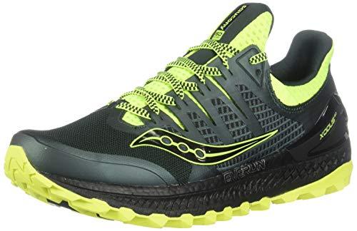 Saucony Xodus ISO 3, Zapatillas de Trail Running para Hombre, Verde Amarillo, 44.5 EU