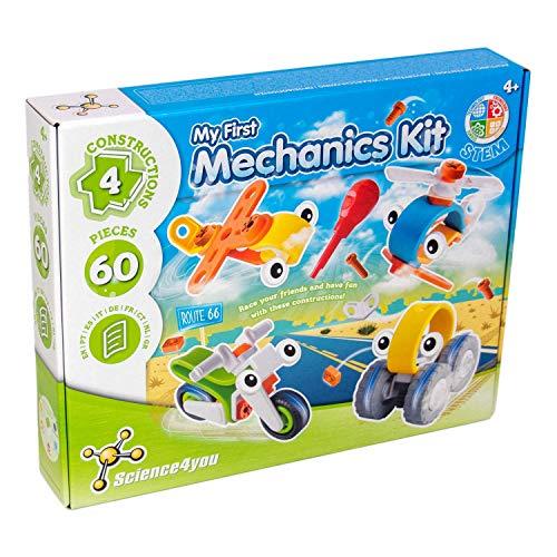 Science4you-Mi Mi primer kit de mecánica, juguete educativo y cientifico, Multicolor (80002084)