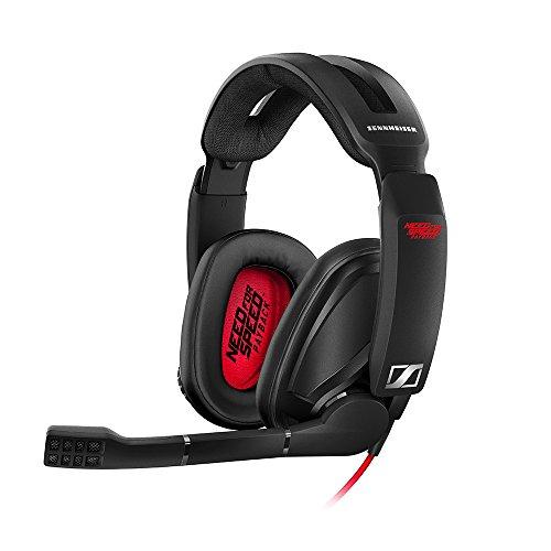 Sennheiser GSP 303 Need for Speed Payback Edition - Microauricular para Gaming, Color Negro y Rojo