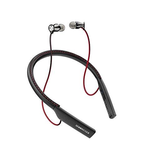 Sennheiser Momentum - Auriculares In-Ear inalámbricos (Bluetooth 4.1, NFC, USB, Qualcomm apt-X) Color Negro y Rojo