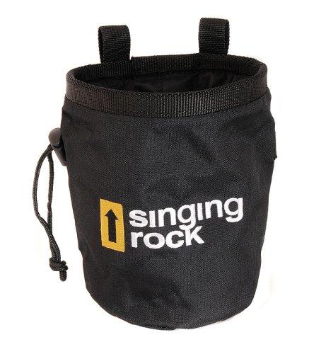 Singing Rock L (Pack 10 uds.) Bolsa de magnesio Montañismo, Alpinismo y Trekking, Adultos Unisex, Negro (Black)