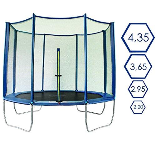 SixBros. SixJump 1,85 M - 4,60 M Trampolín Cama elástica de jardín - Escalera Diferentes tamaños