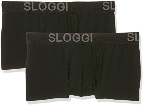 Sloggi - Calzoncillo boxer para hombre, 2 piezas