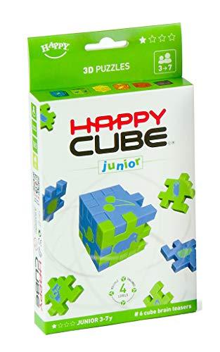 Smart Games Happy Cube 6 Colour Pack Junior Puzle 3D - Pruebas de ingenio (Puzle 3D, Multicolor, 3 año(s), 7 año(s), Niños, Niño/niña)