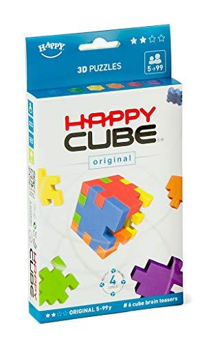 Smart Games Happy Cube 6 Colour Pack Original Puzle 3D - Pruebas de ingenio (Puzle 3D,, 5 año(s), 99 año(s), Adultos y niños, Niño/niña)