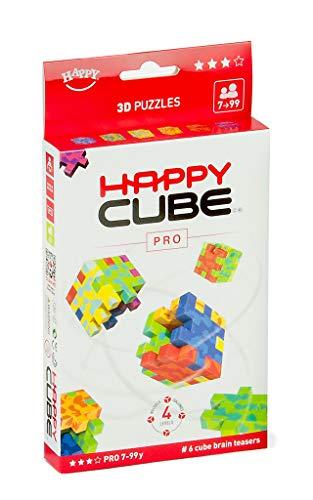 Smart Games Happy Cube 6 Colour Pack Pro Puzle 3D - Pruebas de ingenio (Puzle 3D,, 7 año(s), 99 año(s), Adultos y niños, Niño/niña)
