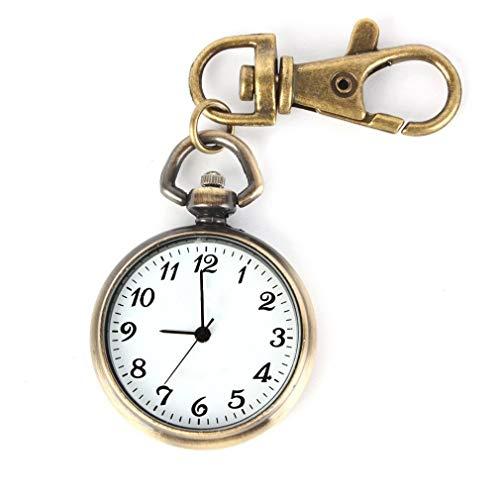 Sodial - Reloj de bolsillo de color bronce con colgante, regalo de Navidad