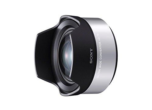 Sony VCLECU1 - Conversor Gran Angular para Objetivos de cámaras Sony NEX-3, NEX-5, Plateado y Negro