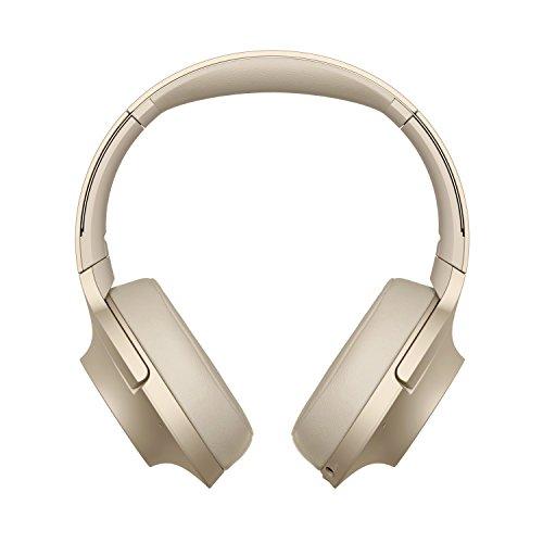 Sony WHH900N - Auriculares de Diadema inalámbricos (H.Ear, Hi-Res Audio, cancelación de Ruido, Sense Engine, Bluetooth, Compatible con aplicación Headphones Connect) Beige