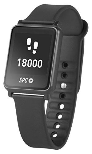 SPC Smartee Training-Smartband de 1.28" (LCD, Bluetooth) Negro, Juventud Unisex