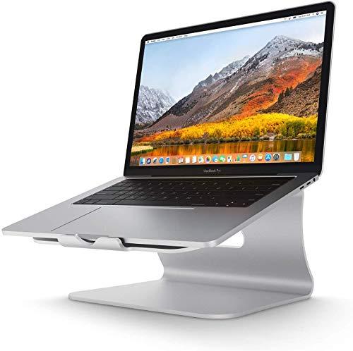 Soporte para Portátil , Soporte laptop diseñado para Apple MacBook/Ordenadores portátiles,Soporte Ordenadores Portátiles Aluminio,Plata (Patentado)