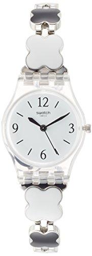 Swatch Reloj Digital de Cuarzo para Mujer con Correa de Acero Inoxidable - LK367G