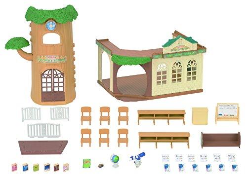 SYLVANIAN FAMILIES- Country Tree School Mini muñecas y Accesorios, (Epoch para Imaginar 5105)
