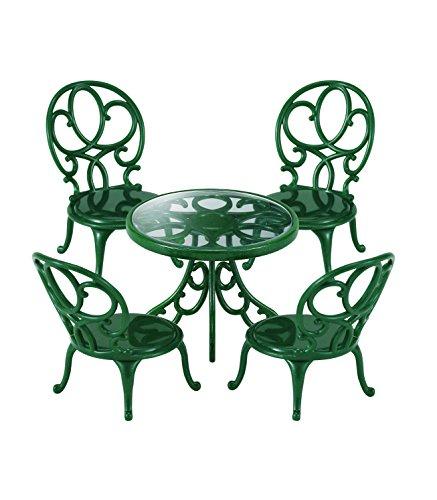 Sylvanian Families-4507 Animales Mesa y sillas de jardín, Color Verde (Epoch para Imaginar 4507)