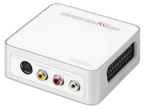 Terratec 10599 - Capturadora de vídeo (720 x 480, RCA, SCART, USB), Blanco