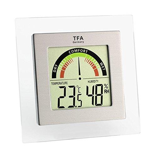 TFA Dostmann 30.5023 - Termómetro/hidrógrafo Digital con indicador de Zona de Confort