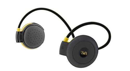 T?nB Auriculares Deportivos Inalámbricos con Tecnología Bluetooth 4.0, Micrófono y Botones de Control - Resistente a Salpicaduras y Sudor, Perfectos para hacer Deporte.
