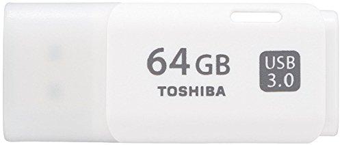 Toshiba TransMemory U301 - Memoria USB de 64 GB, color blanco