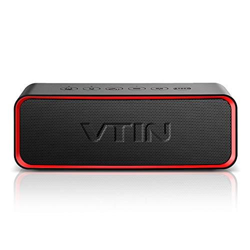 VTIN R2 Altavoces portátiles Bluetooth, Altavoz portátil IPX6 a Prueba de Agua, 14W estéreo HD, 20 Horas de Vida útil, Adecuado para Todas Las Actividades al Aire Libre